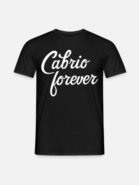 Colofon cabriolet voor altijd geweldig gezegde cabriolet - Heren T-shirt - zwart