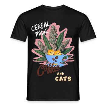 Cereal Milk C&C - Männer T-Shirt - Schwarz - Vorne - AI Model Male 178 light (178cm)