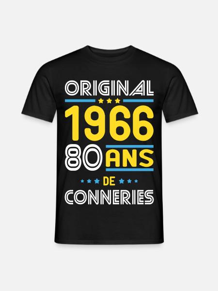 Original – 1966 – 60 Jahre - Männer T-Shirt - Schwarz