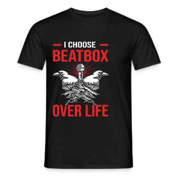 Beatbox - Men's T-Shirt - black - Front - AI Model Male 178 light (178cm)