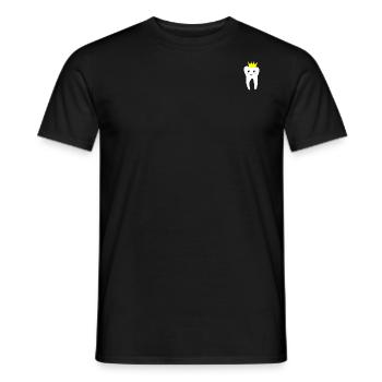 Tooth with crown - Men's T-Shirt - black - Front - AI Model Male 178 light (178cm)