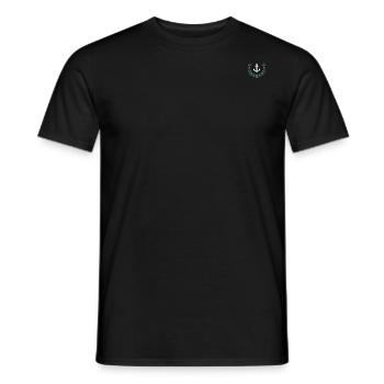 Der Anker im Leben - Männer T-Shirt - Schwarz - Vorne - AI Model Male 178 light (178cm)