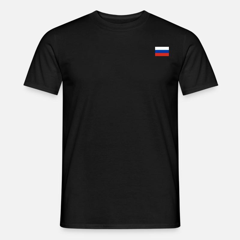 Russland - Männer T-Shirt - Schwarz