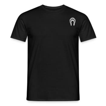 Chief Logo - Men's T-Shirt - black - Front - AI Model Male 178 light (178cm)