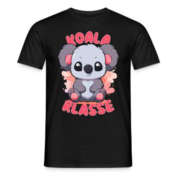Süßes Koalaklasse Grundschule Klassentier - Männer T-Shirt - Schwarz - Vorne - AI Model Male 178 light (178cm)