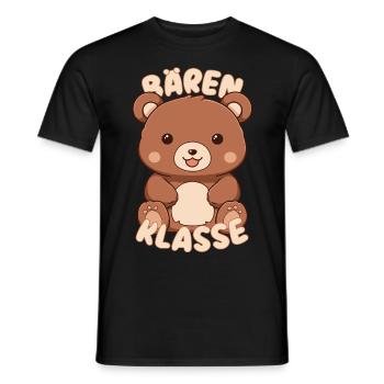 Süßes Bärenklasse Grundschule Klassentier - Männer T-Shirt - Schwarz - Vorne - AI Model Male 178 light (178cm)