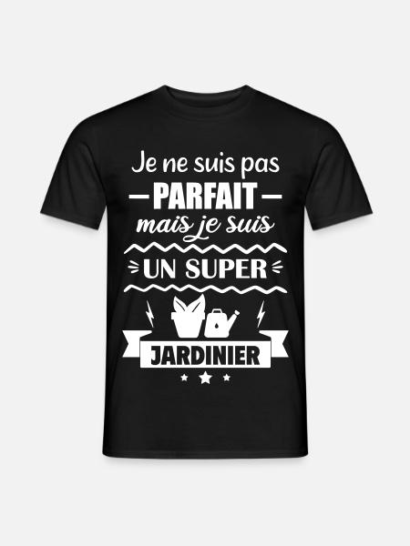 Nicht perfekt, aber toller Gärtner - Männer T-Shirt - Schwarz