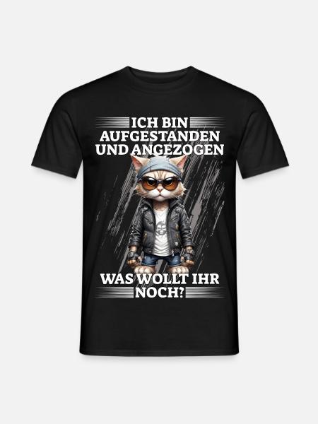 I got up and dressed - Men's T-Shirt - black