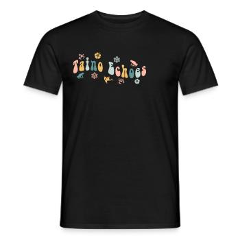 Taíno Echoes Caribbean Ancestry Pride - Men's T-Shirt - black - Front - AI Model Male 178 light (178cm)
