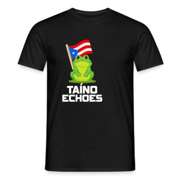 Taíno Echoes Caribbean Ancestry Pride - Men's T-Shirt - black - Front - AI Model Male 178 light (178cm)