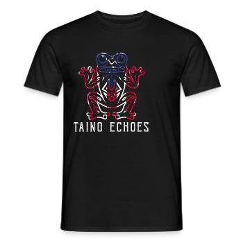 Taíno Echoes Caribbean Ancestry Pride - Men's T-Shirt - black - Front - AI Model Male 178 light (178cm)