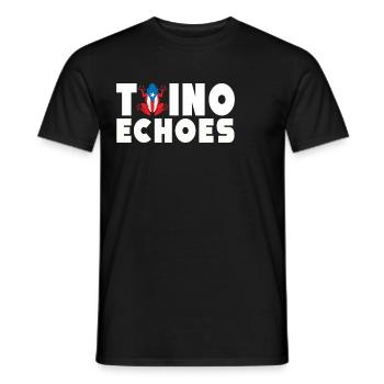 Taíno Echoes Caribbean Ancestry Pride - Men's T-Shirt - black - Front - AI Model Male 178 light (178cm)