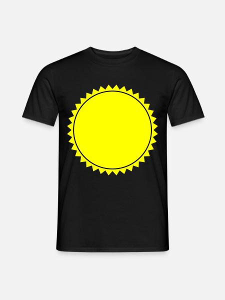 Emblem Blank - Men's T-Shirt - black