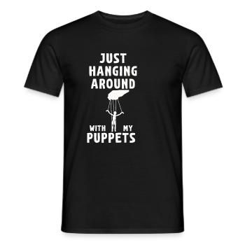 Puppenspiel Puppenspieler Puppen - Männer T-Shirt - Schwarz - Vorne - AI Model Male 178 light (178cm)