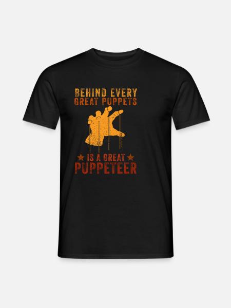 Puppetry Puppeteer Puppet Puppets - Men's T-Shirt - black