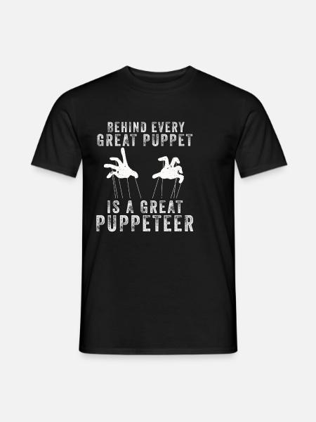Puppetry Puppeteer Puppet Puppets - Men's T-Shirt - black