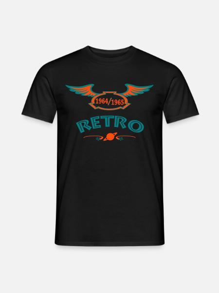 1964 65 - Männer T-Shirt - Schwarz
