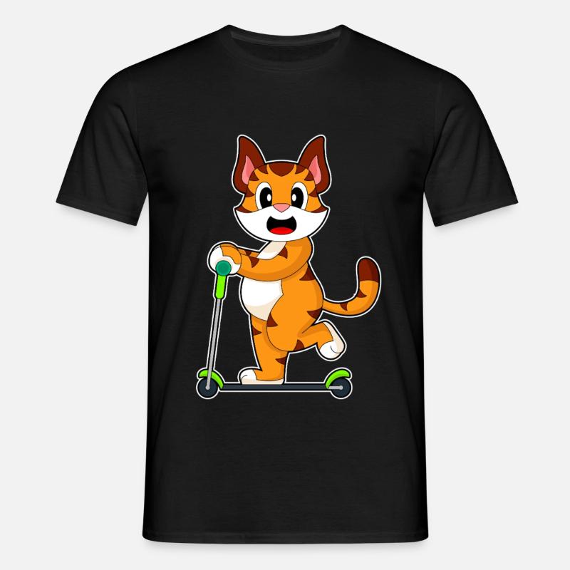 Trottinette Tiger - T-shirt Homme - noir