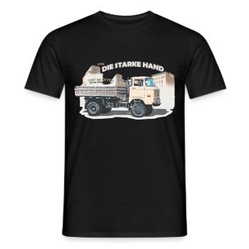 ifa w50 lkw ddr ossi - Männer T-Shirt - Schwarz - Vorne - AI Model Male 178 light (178cm)