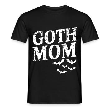 Maman gothique ! Alt Esthétique Goth Maman Emo - T-shirt homme - noir - Devant - AI Model Male 178 light (178cm)