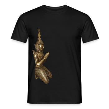 Bouddha, Shiva, Ganesha, Thaïlande - T-shirt homme - noir - Devant - AI Model Male 178 light (178cm)