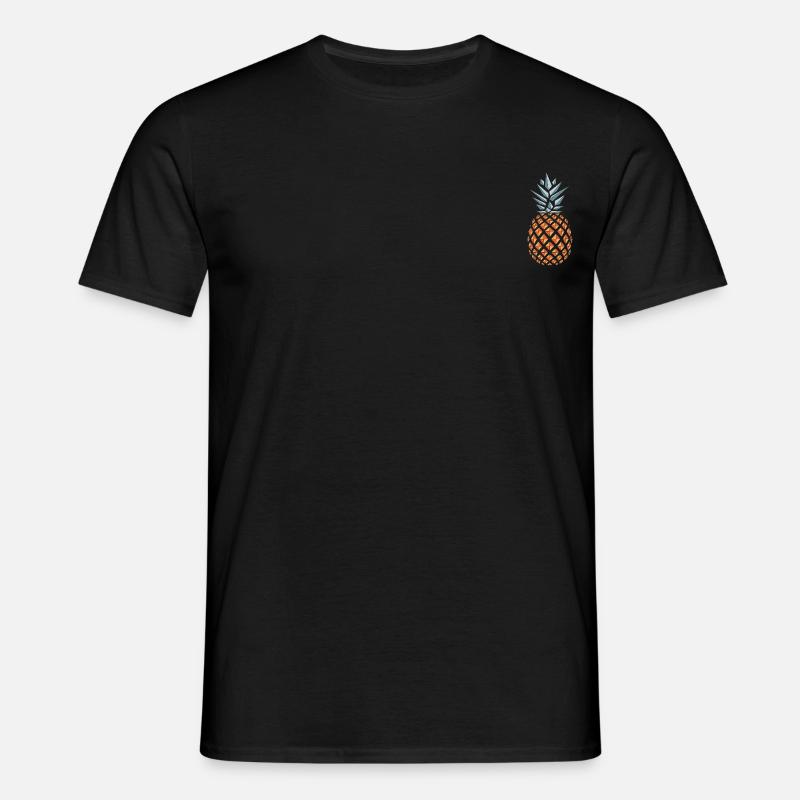 Pineapple vector - Men's T-Shirt - black