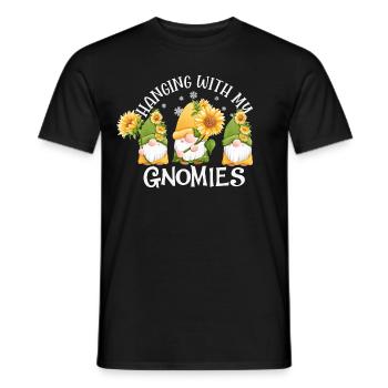 Accrochage avec mes gnomies - T-shirt homme - noir - Devant - AI Model Male 178 light (178cm)