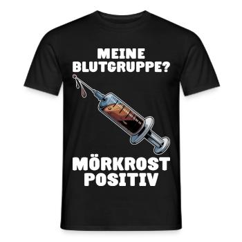 Mörkrost Positive Sweden Coffee Funny - Men's T-Shirt - black - Front - AI Model Male 178 light (178cm)