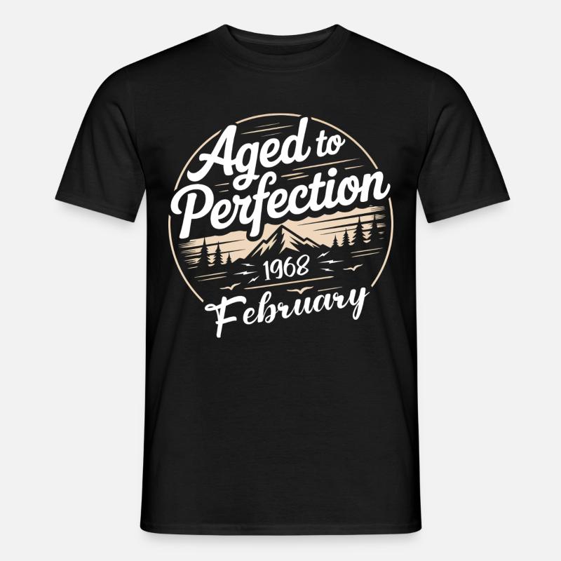 Februar 1968  - Männer T-Shirt - Schwarz