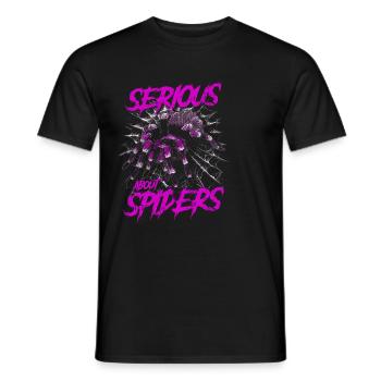 Sérieux au sujet des araignées Propriétaire de tarentule de compagnie - T-shirt homme - noir - Devant - AI Model Male 178 light (178cm)