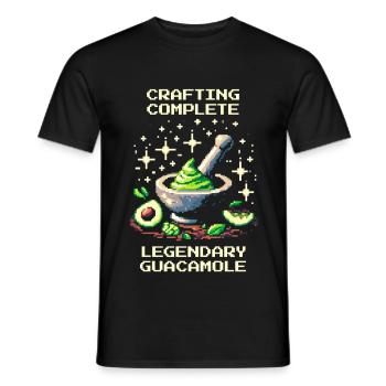 Guacamole légendaire | Artisanat avec Avocado XP - T-shirt homme - noir - Devant - AI Model Male 178 light (178cm)