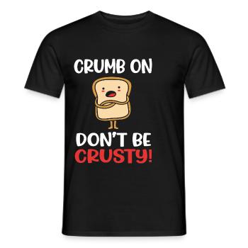 Knoblauch Brot - Männer T-Shirt - Schwarz - Vorne - AI Model Male 178 light (178cm)