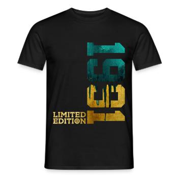 35E ANNIVERSAIRE ÉDITION LIMITÉE 1991 - T-shirt homme - noir - Devant - AI Model Male 178 light (178cm)