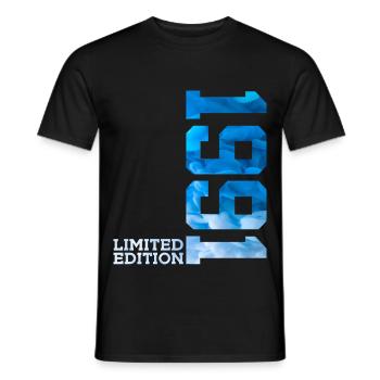 35E ANNIVERSAIRE ÉDITION LIMITÉE 1991 - T-shirt homme - noir - Devant - AI Model Male 178 light (178cm)
