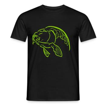 carp4 - Männer T-Shirt - Schwarz - Vorne - AI Model Male 178 light (178cm)