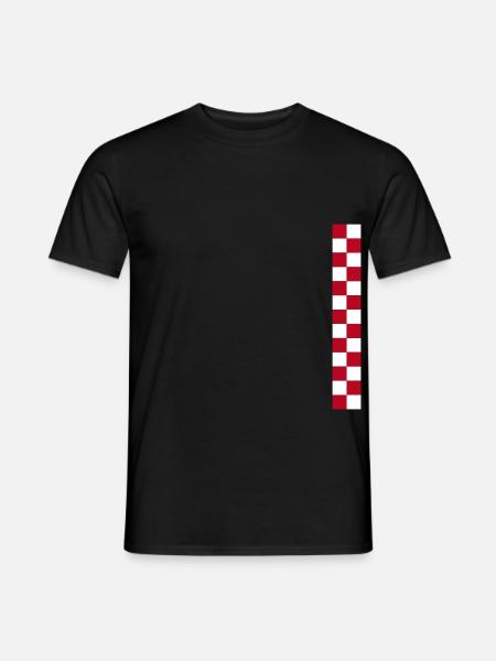 croatia Sahovnica SAMO http://WWW.CROATIAN-TEAM.de - Men's T-Shirt - black