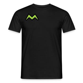 Green M - Men's T-Shirt - black - Front - AI Model Male 178 light (178cm)