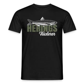 Heringe Angeln - Der Heringsflüsterer - Männer T-Shirt - Schwarz - Vorne - AI Model Male 178 light (178cm)