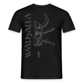 Valhalla Viking Vikings Bjoern Iron Side - Men's T-Shirt - black - Front - AI Model Male 178 light (178cm)