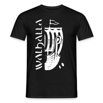 Valhalla Viking Vikings Bjoern Eisenseite - Männer T-Shirt - Schwarz - Vorne - AI Model Male 178 light (178cm)