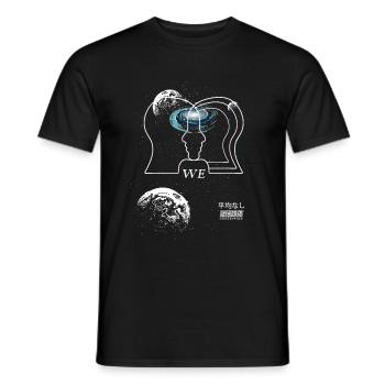 Beziehung Partner Japan retro Vaporwave E-Girl - Männer T-Shirt - Schwarz - Vorne - AI Model Male 178 light (178cm)