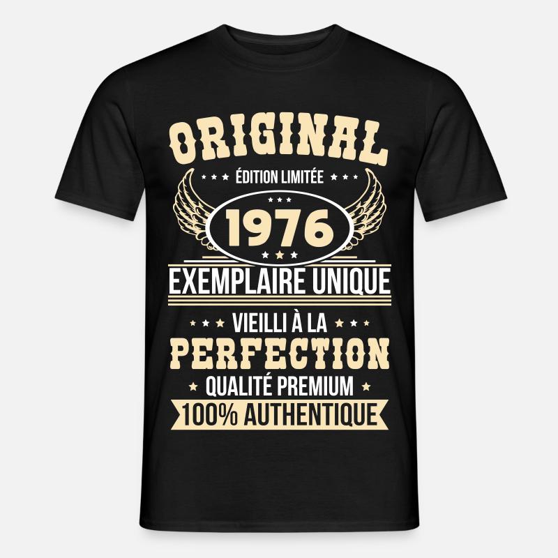 1976 – Unique example – Premium quality - Men's T-Shirt - black