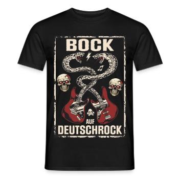 Bock auf Deutschrock - T-shirt homme - noir - Devant - AI Model Male 178 light (178cm)