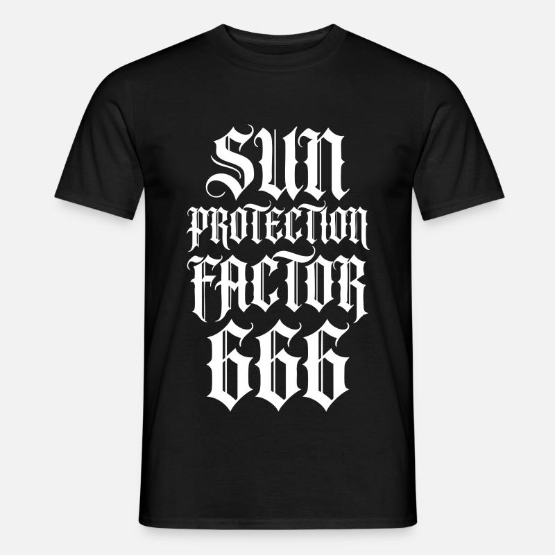 Gothic Provokationsspruch - Männer T-Shirt - Schwarz