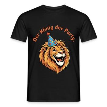 Le roi de la fête - T-shirt homme - noir - Devant - AI Model Male 178 light (178cm)