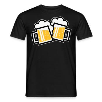 XZwei Originale Bayern (tricolore) - T-shirt homme - noir - Devant - AI Model Male 178 light (178cm)