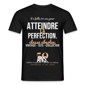 La Classe Absolue 50 - T-shirt homme - noir - Devant - AI Model Male 178 light (178cm)