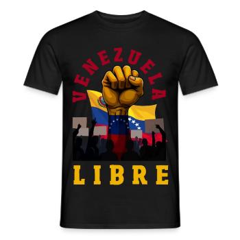 Venezuela Flagge Stolz & Heimat Venezuela - Männer T-Shirt - Schwarz - Vorne - AI Model Male 178 light (178cm)