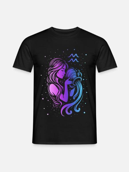 Verseau - T-shirt homme - noir