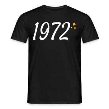 1972 - T-shirt homme - noir - Devant - AI Model Male 178 light (178cm)